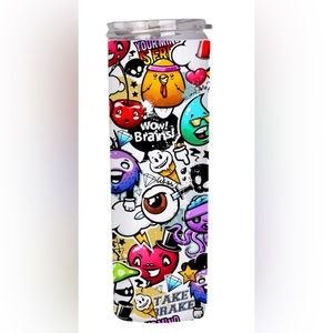 Gift Graffiti Cool Semi handmade 20oz stainless  bottle